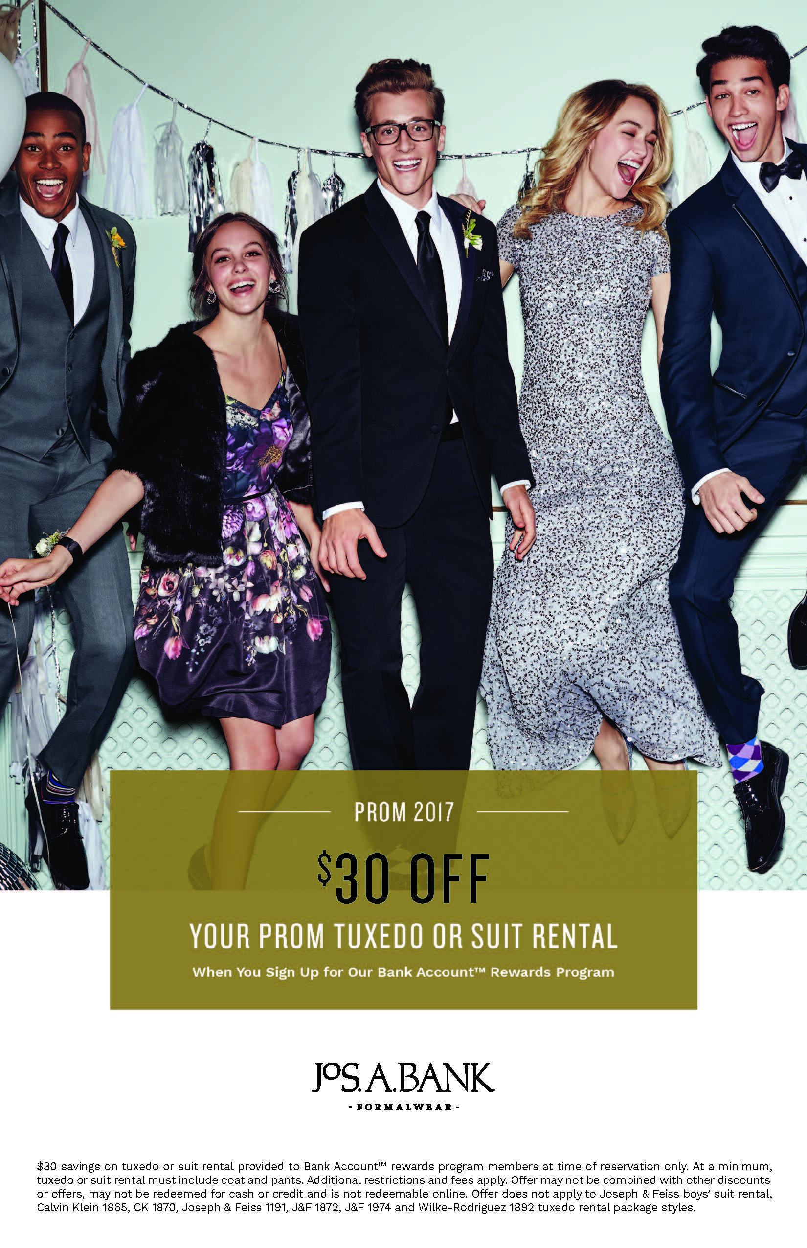 Alliance Town Center > Article Detail 30 Off Tuxedo or Suit Rental at Jos A Bank
